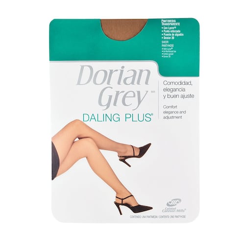Pantimedia Dorian Grey Daling Plus punta reforzada 207 chica natural dama
