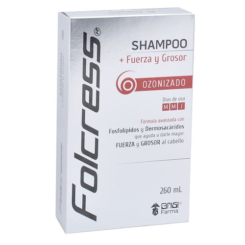 Shampoo Grisi Folcress Fuerza + Grosor 260 Ml.