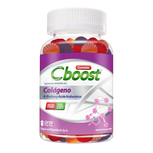 C boot gomitas colágeno +biotina+ah c/90