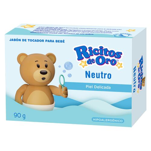Jabón Neutro 90 g Ricitos de Oro