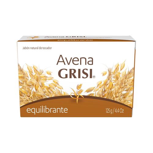 Jabón de Tocador Avena Grisi 125g