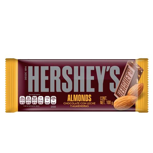 Hershey's Con Almendras 100 gramos