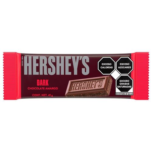 HERSHEYS Barra de Chocolate Dark Pleg