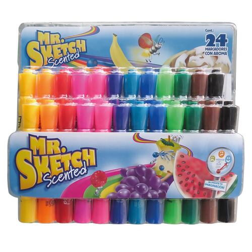 Set Marcadores con Aroma Mr. Sketch 24 Piezas