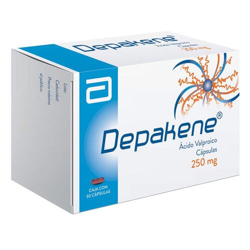 Depakene 250 mg 30 Cápsulas