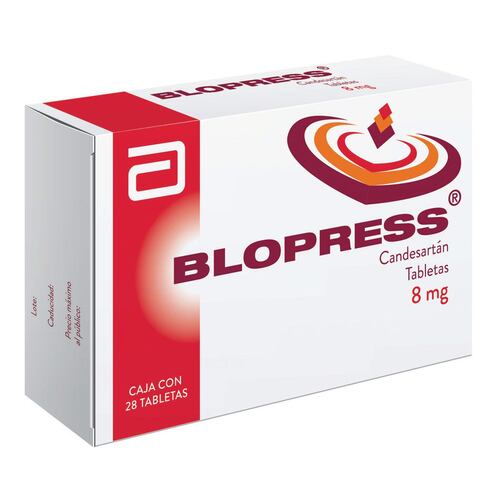 Blopress Tabs 8 Mg x 28 tabs