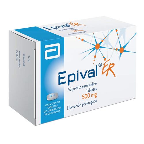 Epival Er 500mg 30 tabs