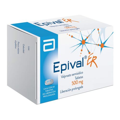 Epival Er 500mg 60 tabs