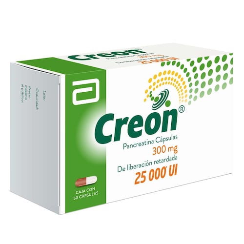 Creon 25,000 C 50 Cápsulas