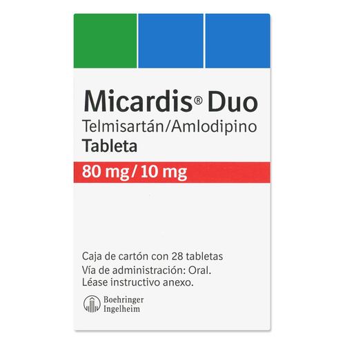 MICARDIS 80/10 MG TAB 28 DUO