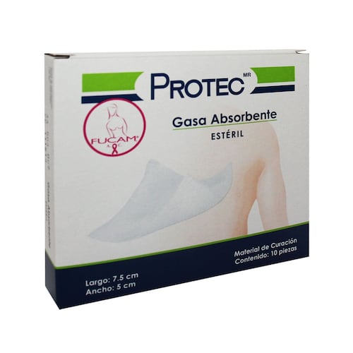 Gasa Protec 7.5x5 C/10 07506-0