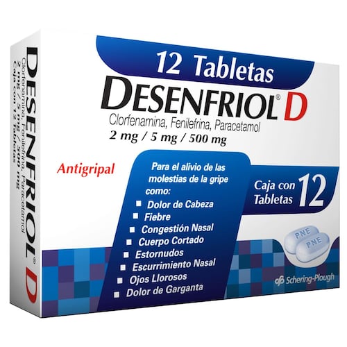 Desenfriol D 12 Tabletas