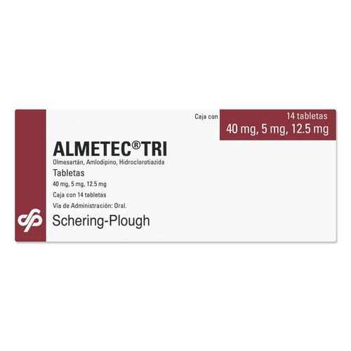Almetec Tri 40/5/12.5 Mg 14 Tab