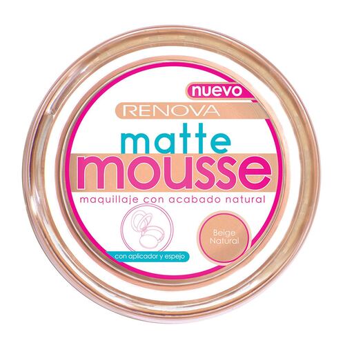 Renova Base de Maquillaje Matte Mousse Beige Natural