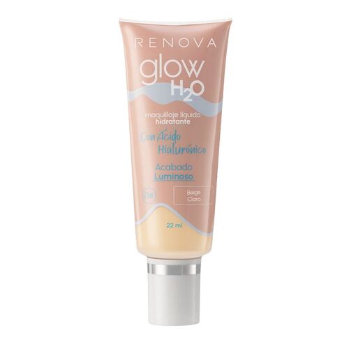 Maquillaje Liquido Hidratante Renova Glow H2O Claro