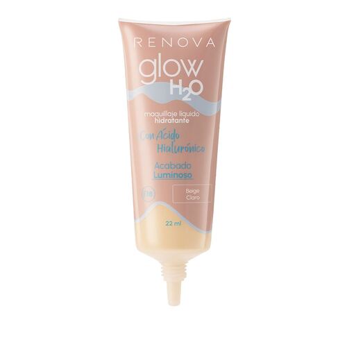 Maquillaje Liquido Hidratante Renova Glow H2O Claro