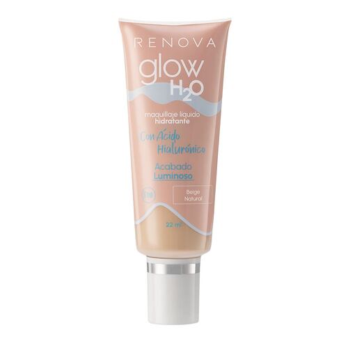 Maquillaje Liquido Hidratante Renova Glow H2O Natural