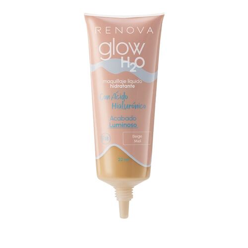 Maquillaje Liquido Hidratante Renova Glow H2O Miel