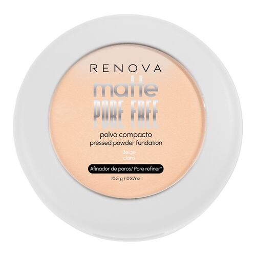 Polvo Matte Pore Free Beige Claro Renova
