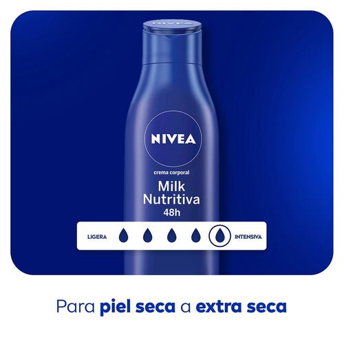 Crema Corporal Humectante para Piel Extra Seca, Body Milk 48 horas de Humectación Profunda, 100 ml