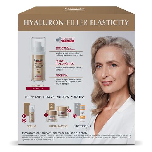 Pack Hyaluron Filler Elasticity 3D Serum + Mini Elasticity Crema De Noche