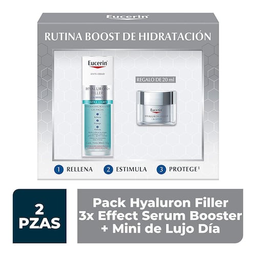 Pack Eucerin Serum Booster 30ml + Mini de lujo Hyaluron Filler Día 20ml