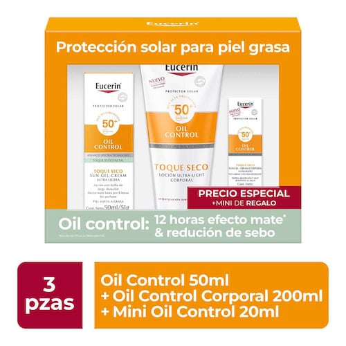 Eucerin Pack Sun Oil Control 50 Ml + Corporal 200 Ml Summer