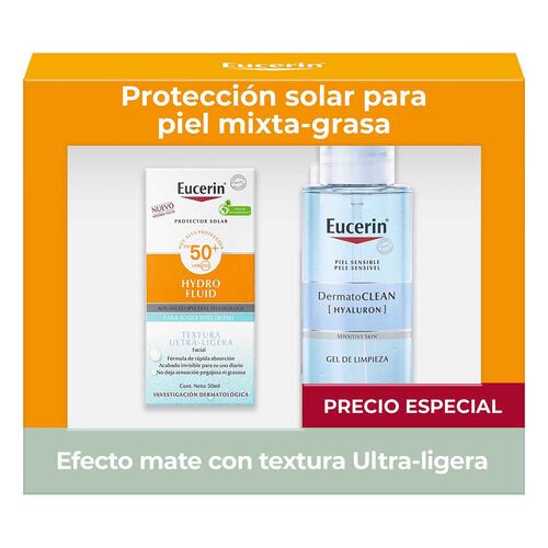 Eucerin Pack Sun Hydro Fluid 50 ml + Gel 200 ml Summer