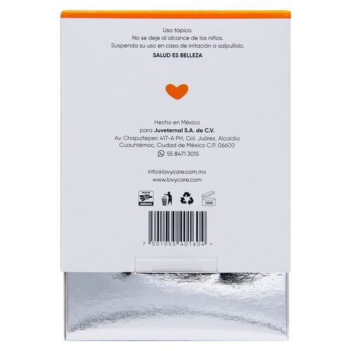 Serum Facial Vitamina C-Ceramidas-Cafeína Juveternal 30 ml
