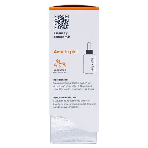 Serum Facial Vitamina C-Ceramidas-Cafeína Juveternal 30 ml