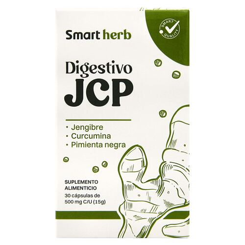 DIGESTIVO JCP  (JENGIBRE, CURCUMA Y PIMIENTA NEGRA) 30 CAPS.