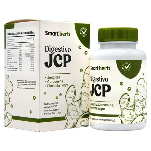 DIGESTIVO JCP  (JENGIBRE, CURCUMA Y PIMIENTA NEGRA) 30 CAPS.