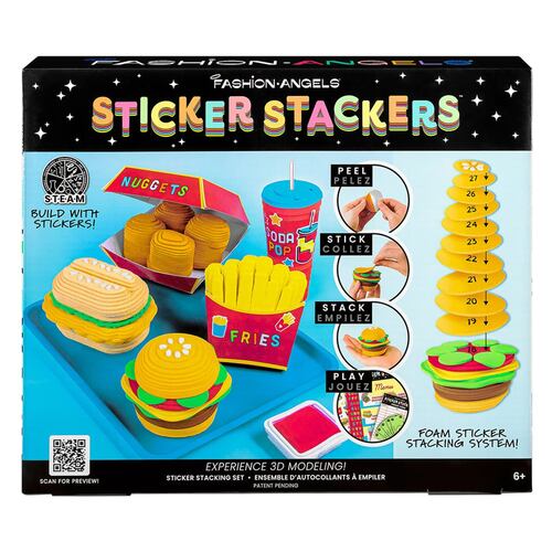 Set Stickers Stackers Fast Food Fashion Angels