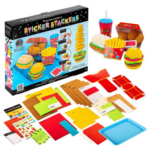 Set Stickers Stackers Fast Food Fashion Angels