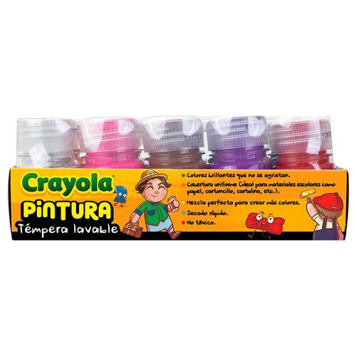 Multipack Crayola pinturas tempera 25 ml 10