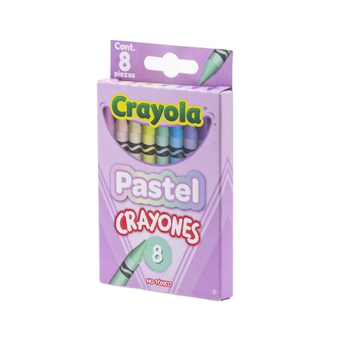 8 Crayones Tonos Pastel Crayola
