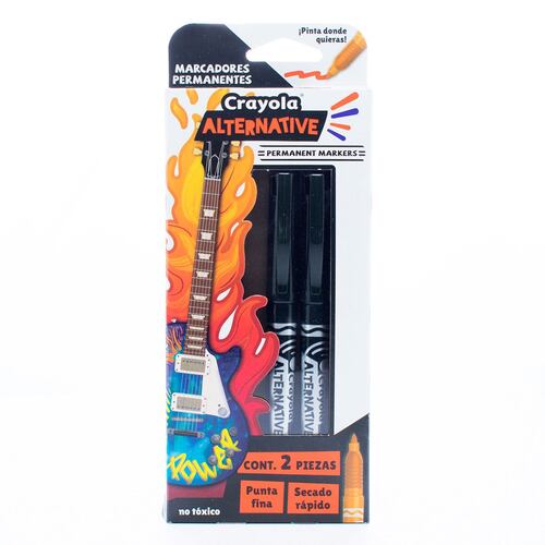 2 marcadores CRAYOLA permanentes