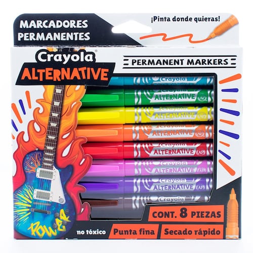 Marcadores Crayola permanentes nuevo 8