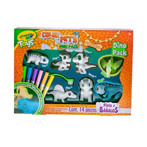 Set Color Pets Dino Pack Crayola Toys