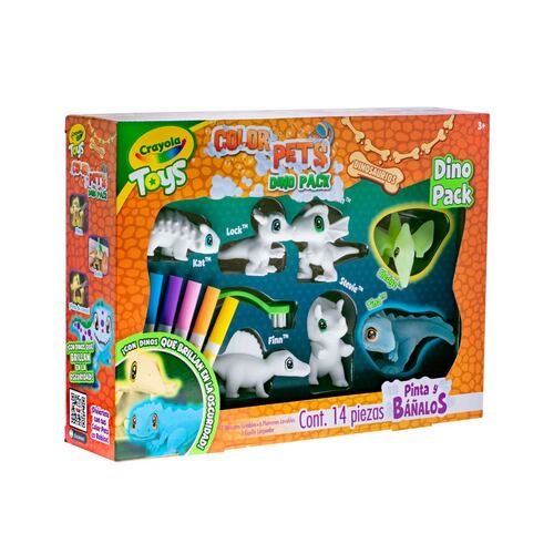 Set Color Pets Dino Pack Crayola Toys