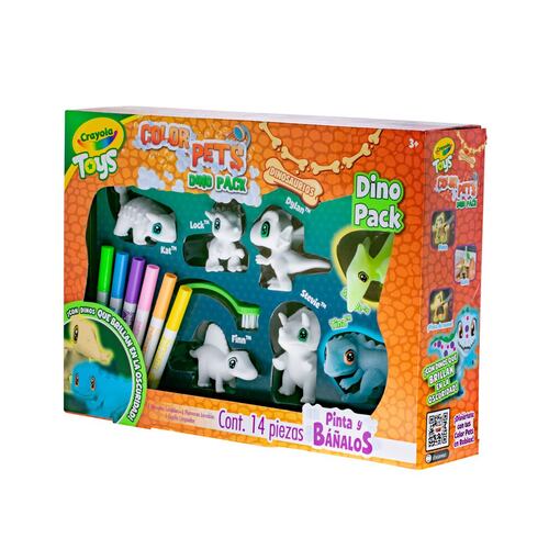 Set Color Pets Dino Pack Crayola Toys