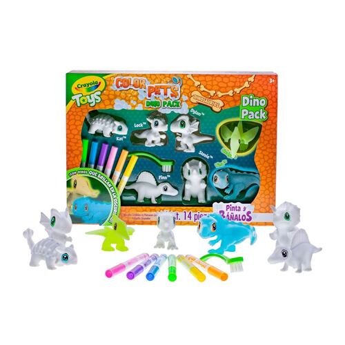 Set Color Pets Dino Pack Crayola Toys