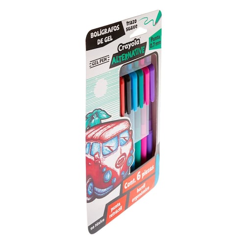 Bolígrafos Crayola de gel 6