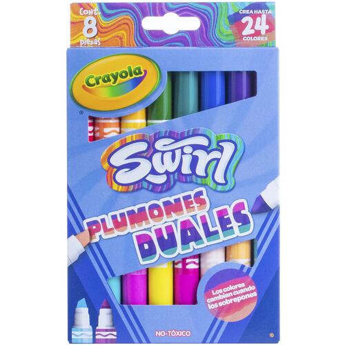 Plumones Duales CRAYOLA Swirl