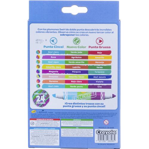 Plumones Duales CRAYOLA Swirl