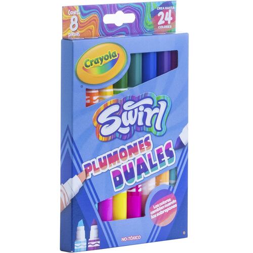 Plumones Duales CRAYOLA Swirl