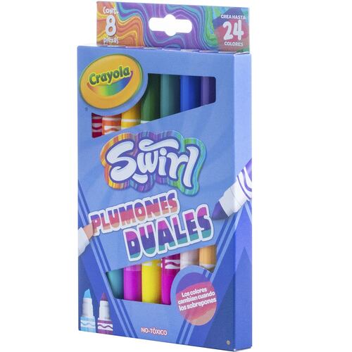 Plumones Duales CRAYOLA Swirl