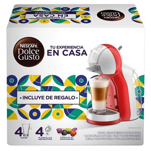 Cafetera Mini Me Negra Roja