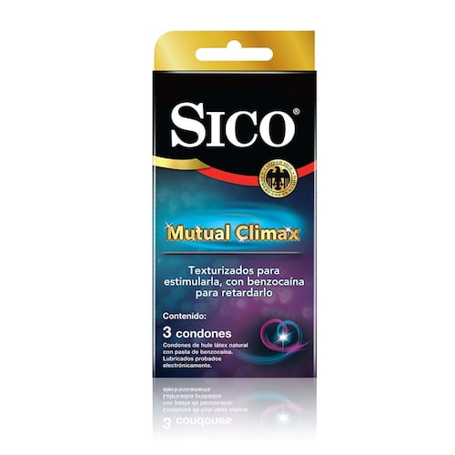 Preservativo Mutual Climax 3 pz Sico