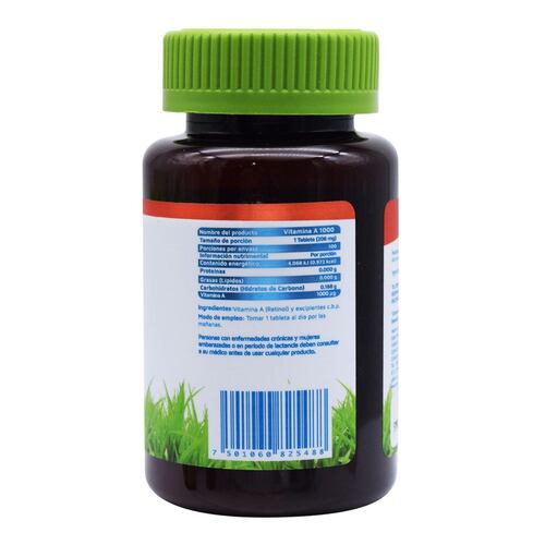 Vitamina A 1000mg 100 Tab